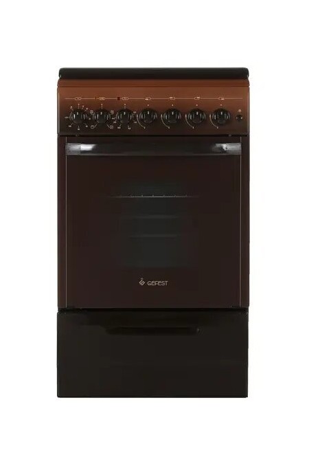 Комбинированная плита Gefest 5101-02 0001 (коричневый) 1