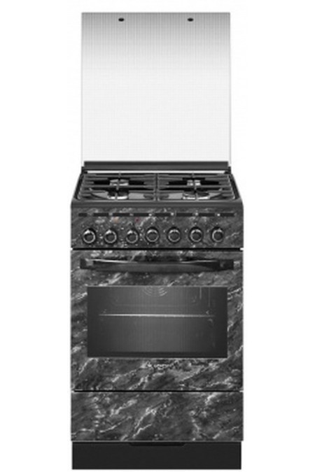 Комбинированная плита Gefest 5302-03 0053 (черный с рисунком мрамор) 