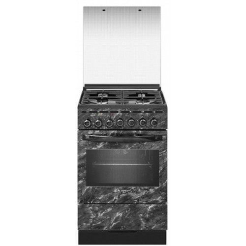 Комбинированная плита Gefest 5302-03 0053 (черный с рисунком мрамор) 