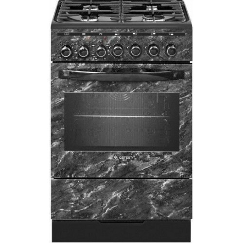 Комбинированная плита Gefest 5302-03 0053 (черный с рисунком мрамор) 2