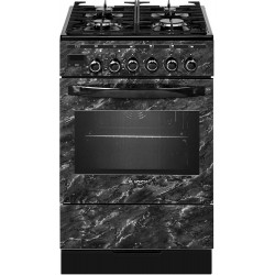 Комбинированная плита Gefest 5502-04 0053 (черный с рисунком мрамор)