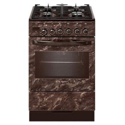 Комбинированная плита Gefest 5502-04 0054 (коричневый с рисунком мрамор)