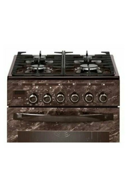 Комбинированная плита Gefest 5502-04 0054 (коричневый с рисунком мрамор) 1