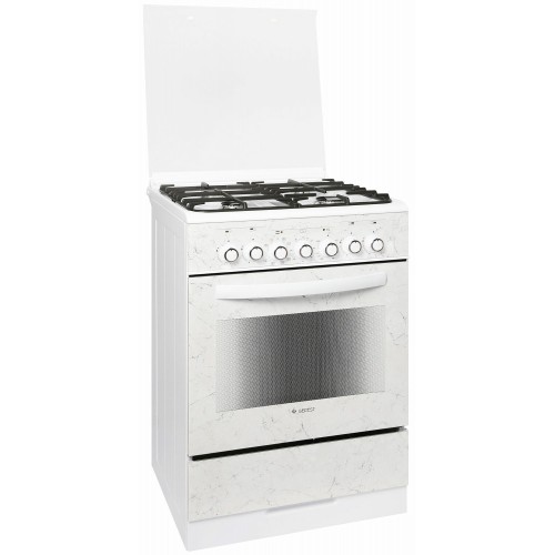 Комбинированная плита Gefest 6302-03 0052 (белый с рисунком мрамор) 1