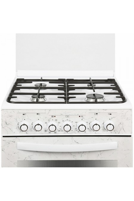 Комбинированная плита Gefest 6302-03 0052 (белый с рисунком мрамор) 4
