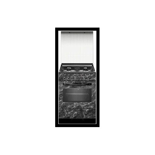 Комбинированная плита Gefest 6302-03 0053 (черный с рисунком мрамор) 1