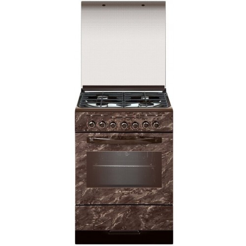 Комбинированная плита Gefest 6302-03 0054 (коричневый с рисунком мрамор) 