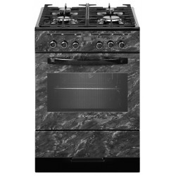 Комбинированная плита Gefest 6502-04 0053 (черный с рисунком мрамор)