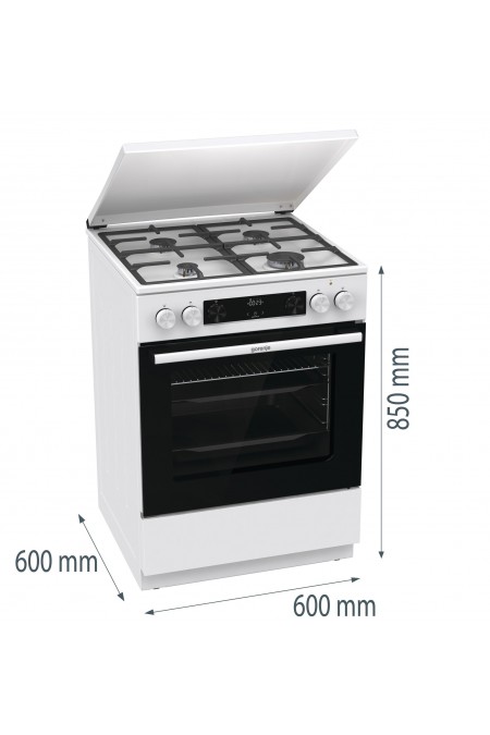 Комбинированная плита Gorenje GK6C5WF (белый) 1