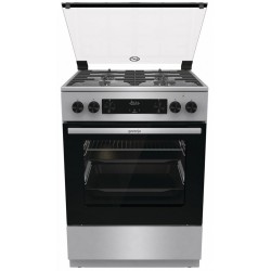 Комбинированная плита Gorenje GKS6C72XF (серебристый)