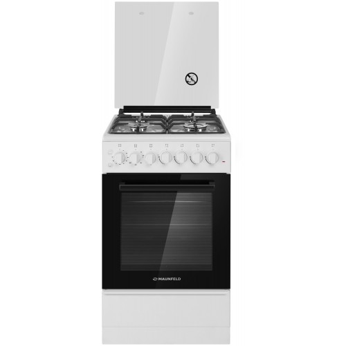Комбинированная плита MAUNFELD MGC50ECW02 (белый) 