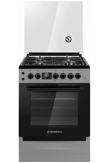 Комбинированная плита Maunfeld MGC60ECGR05 (серый) 