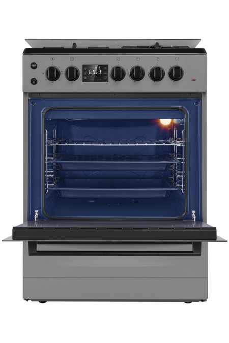 Комбинированная плита Maunfeld MGC60ECGR05 (серый) 4