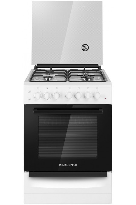 Комбинированная плита Maunfeld MGC60ECW04 (белый) 