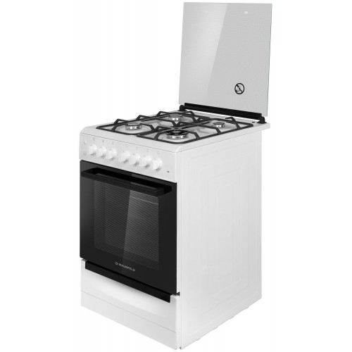 Комбинированная плита MAUNFELD MGC60ECW04 (белый) 1