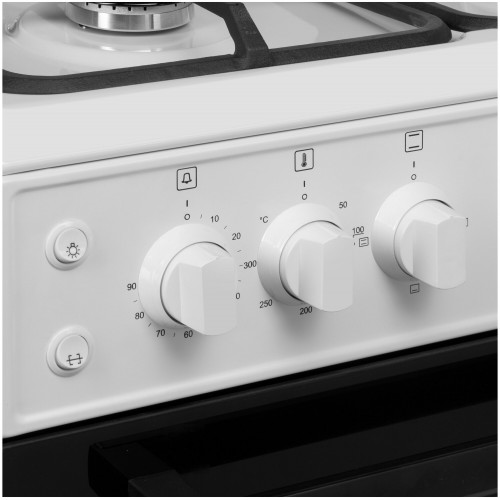 Комбинированная плита MAUNFELD MGC60ECW04 (белый) 8