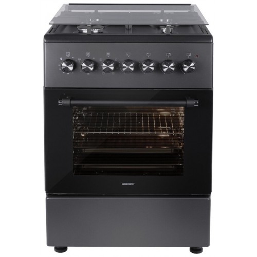 Комбинированная плита NordFrost GE 6064 Gd (графитовый) 