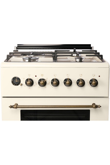 Комбинированная плита Nordfrost GE 6162 YR Retro (бежевый) 2