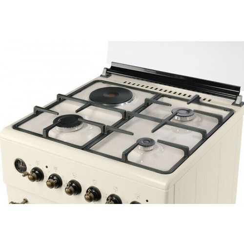 Комбинированная плита NORDFROST GE 6162 YR (бежевый ретро) 7