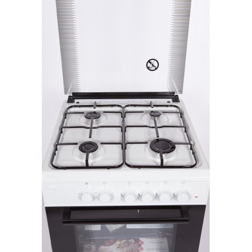 Комбинированная плита VESTA VALENCIA VGE 10-E (белый) 3