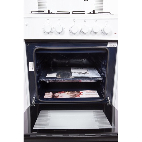 Комбинированная плита VESTA VALENCIA VGE 10-E (белый) 4