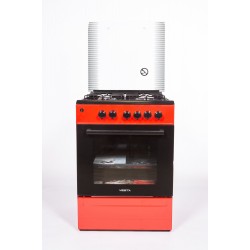 Комбинированная плита Vesta Valencia VGE 10-E (красный)