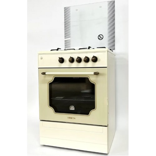 Комбинированная плита Vesta Valencia VGE 10-E Retro (бежевый) 