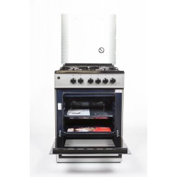 Комбинированная плита Vesta Valencia VGE 10-E (серый)