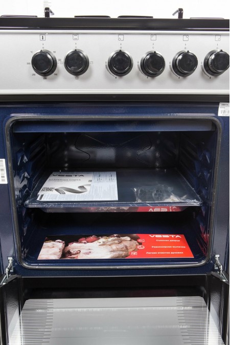 Комбинированная плита Vesta Valencia VGE 10-E (серый) 7