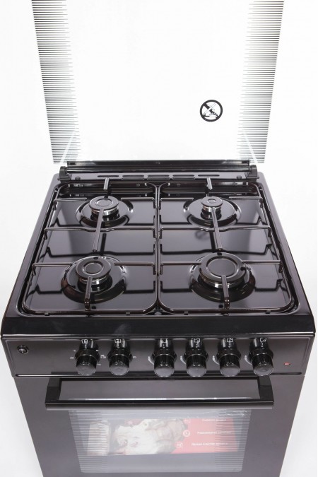 Комбинированная плита Vesta Valencia VGE 50 10-E (черный) 