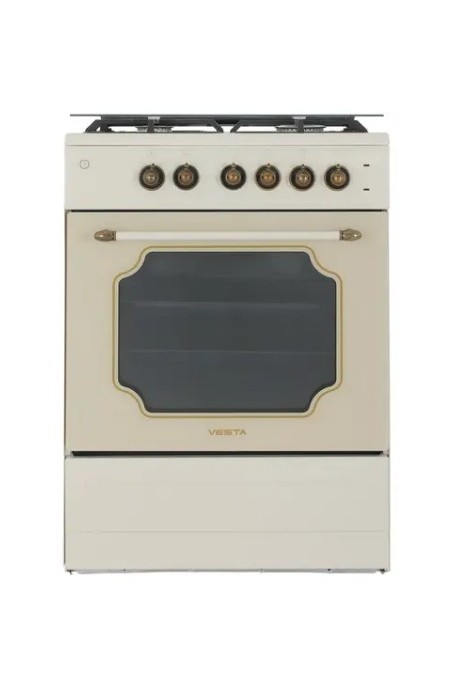 Комбинированная плита Vesta Valencia VKE 10-E Retro (бежевый) 