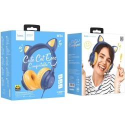 Компьютерная гарнитура Hoco W36 Cat (синий)