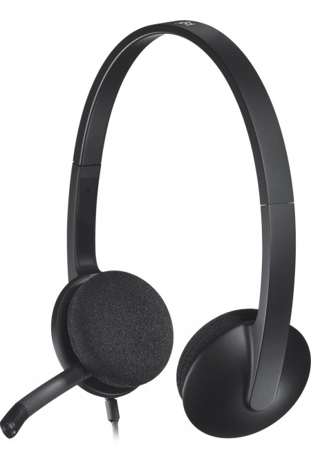 Компьютерная гарнитура Logitech H340 (981-000475) (черный) 