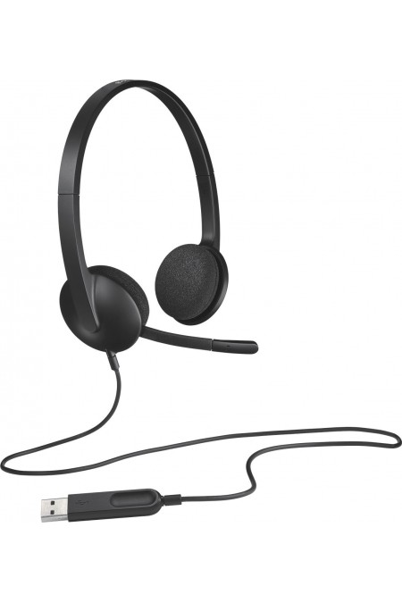 Компьютерная гарнитура Logitech H340 (981-000475) (черный) 4