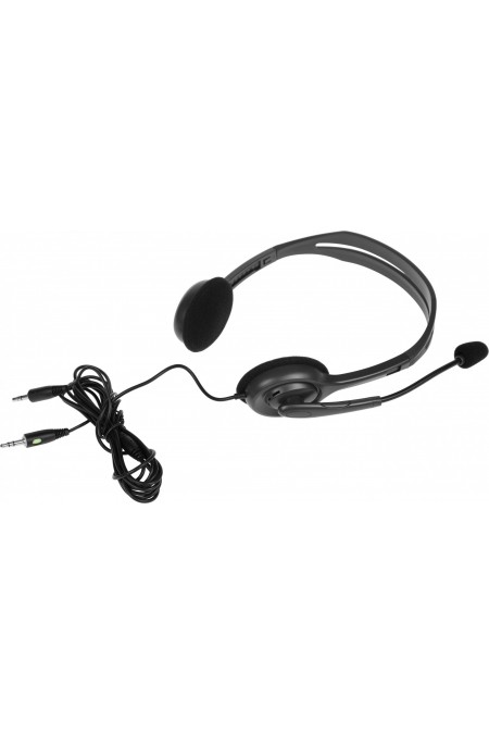 Компьютерная гарнитура Logitech H110 (981-000472) (серый) 7