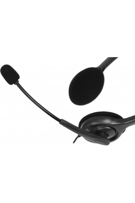 Компьютерная гарнитура Logitech H110 (981-000472) (серый) 3