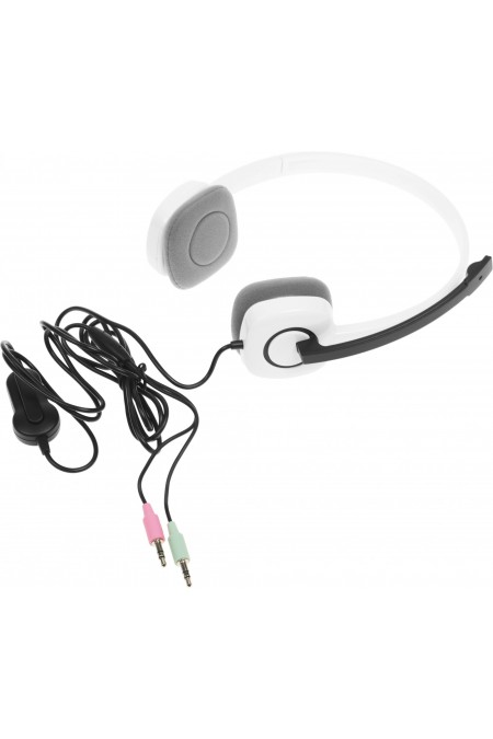 Компьютерная гарнитура Logitech H150 (981-000453) (белый/черный) 11