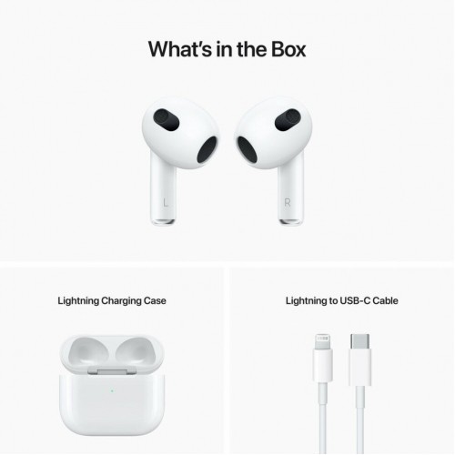 Беспроводные наушники Apple AirPods 3 (Lightning) (белый) 3