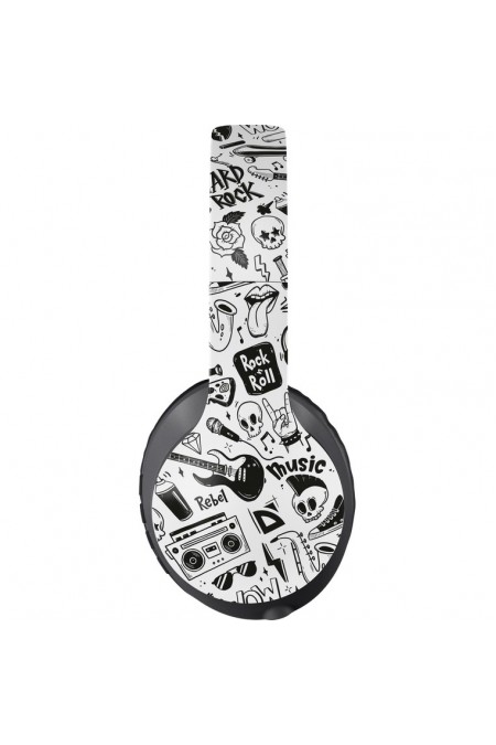 Беспроводные наушники Defender FreeMotion B595 (63596) принт (белый/черный) 1