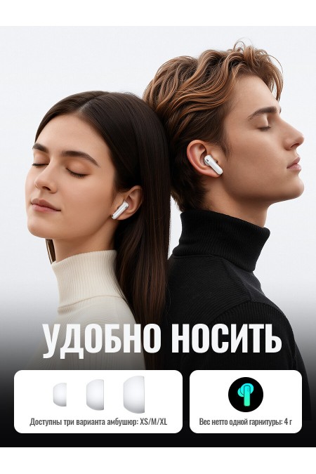 Беспроводные наушники Hoco EQ30 (белый) 6