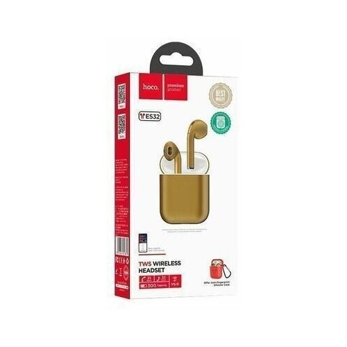 Беспроводные наушники Hoco ES32 Lightning (золотой) 2