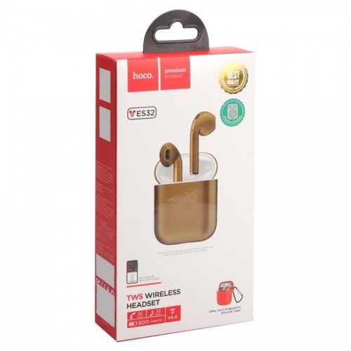 Беспроводные наушники Hoco ES32 Lightning (золотой) 4