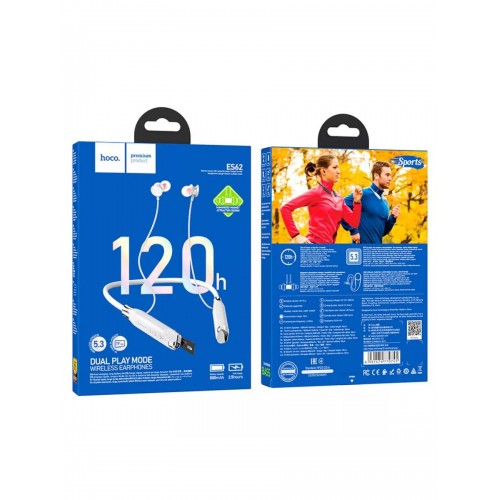 Беспроводные наушники HOCO ES62 Pretty (серебристый) 8