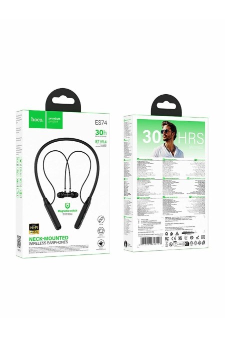 Беспроводные наушники Hoco ES74 Refinado (черный) 4