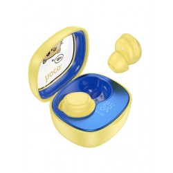 Беспроводные наушники HOCO EW111 Friendly (желтый/синий)
