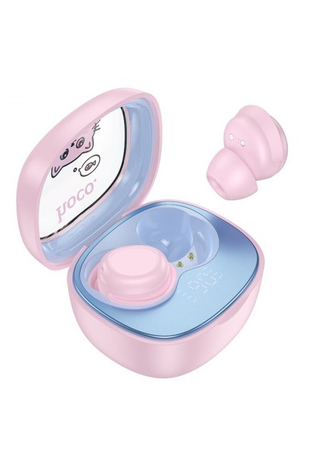 Беспроводные наушники HOCO EW111 Friendly (розовый) 