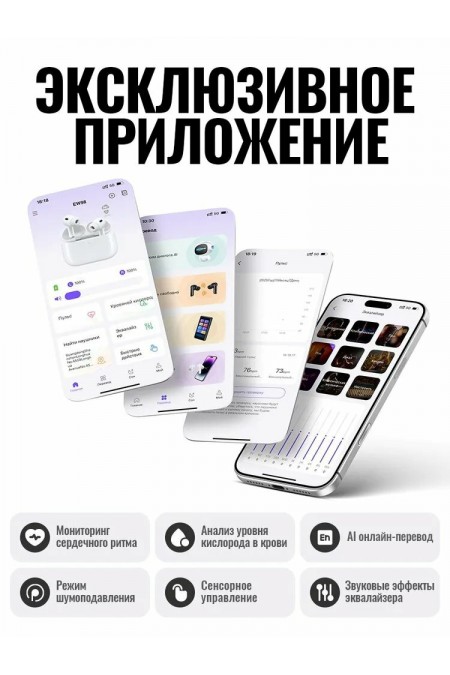 Беспроводные наушники Hoco EW98 (белый) 2