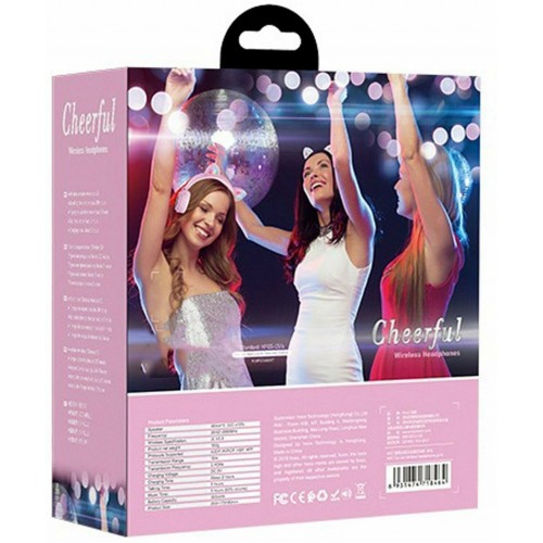 Беспроводные наушники Hoco W27 (розовый) 4