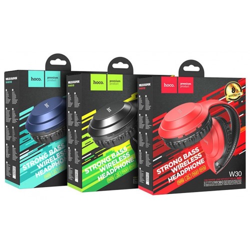 Беспроводные наушники Hoco W30 Fun move (красный/черный) 8