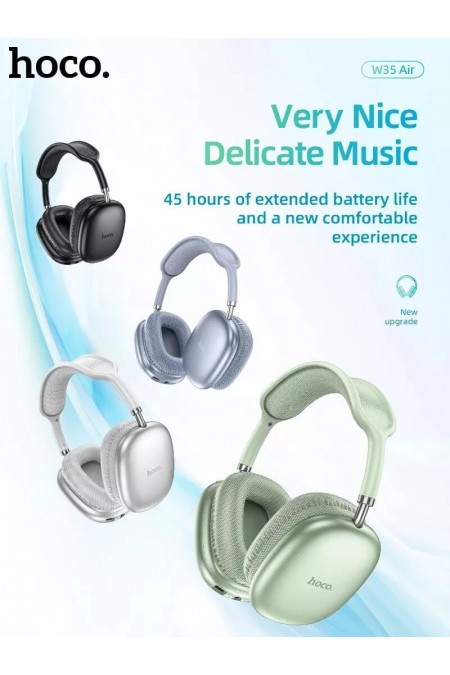 Беспроводные наушники Hoco W35 Air (серебристый) 2